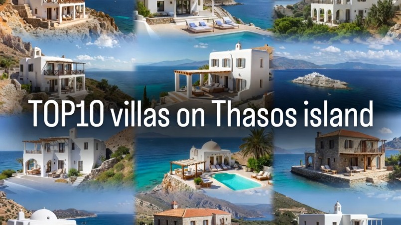 Обзор ТОП вилл для отдыха на острове Тасос